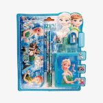 Frozen Pencil Box Set for Kids – Pencil Case with Stationery & Wallet (6 PCS)