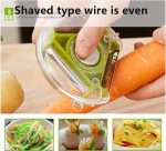 3-in-1 Rotary Vegetable Peeler – Multi Blade Kitchen Peeling Tool - Image 2